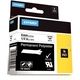 Dymo 1805442 - (6 mm) - Noir sur blanc - Ruban