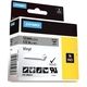 Dymo 1805413 - (12 mm) - Noir sur gris - Ruban