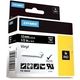 Dymo 1805435 - (12 mm) - Blanc sur noir - Ruban