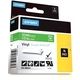 Dymo 1805414 - (12 mm) - Blanc sur vert - Ruban