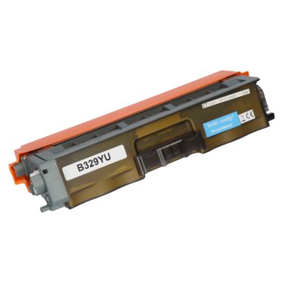 Toner compatible Brother TN-328Y - Jaune - Très grande capacité