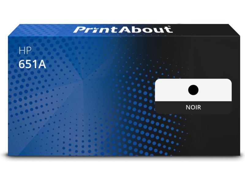 Toner compatible HP 651A (CE340A) - Noir