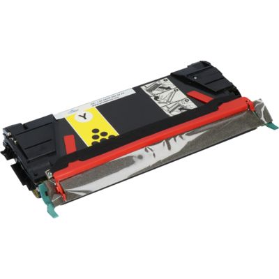 Toner compatible Lexmark C736H2YG - Jaune - Grande capacité