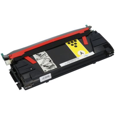 Toner compatible Lexmark C736H2YG - Jaune - Grande capacité