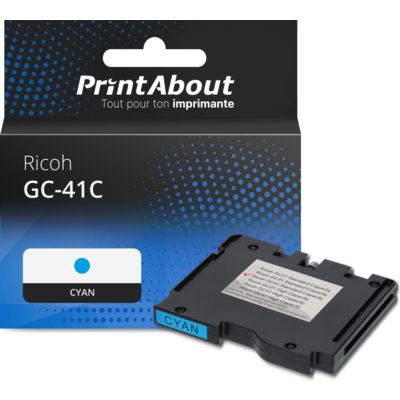 Cartouche compatible Ricoh GC-41C (405762) - Cyan