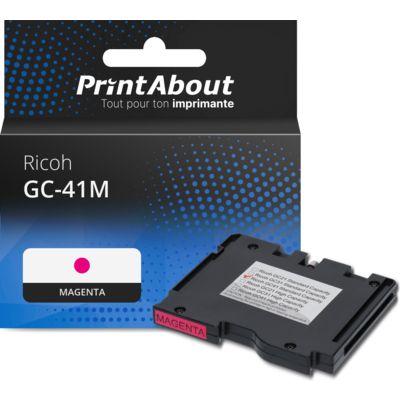 Cartouche compatible Ricoh GC-41M (405763) - Magenta