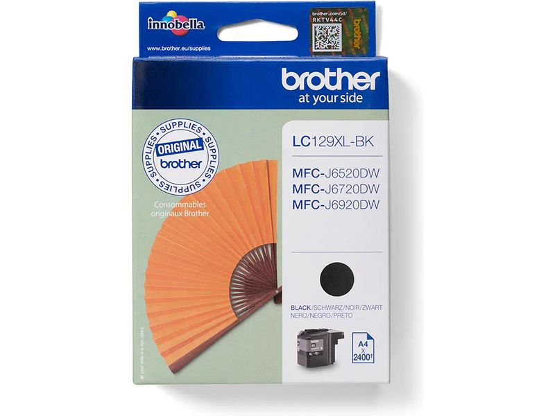 Brother LC-129XLBK Inktcartridge Zwart Hoge capaciteit