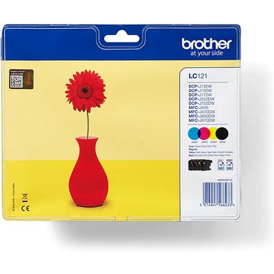 Brother LC-121VALBP - 4 couleurs - Cartouche d'encre - Multipack