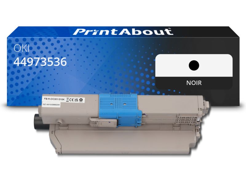 Toner compatible OKI 44973536 - Noir