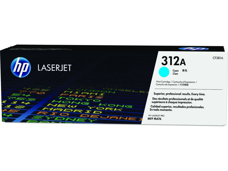 HP 312A (CF381A) Toner Cyaan