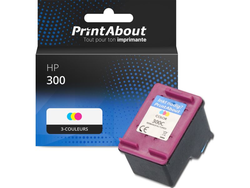 Cartouche compatible HP 300 (CC643EE) - 3-couleurs