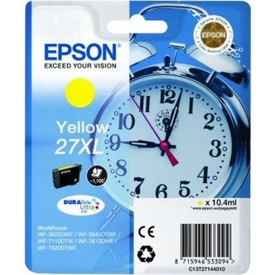 Epson 27XL (C13T27144012) - Jaune - Cartouche d'encre - Grande capacité