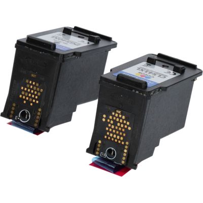 Cartouche compatible Canon PG-540 XL / CL-541 XL - Noir + 3 couleurs - Grande capacité - Multipack