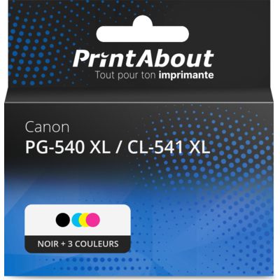 Lot 2 Cartouches encre compatible - CANON PG-540 BK et CL-541 XL Marque