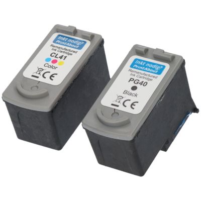 Cartouche compatible Canon PG-40 / CL-41 - Noir + 3 couleurs - Multipack