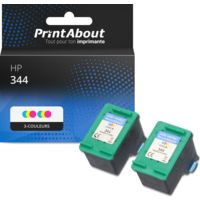 Cartouche compatible HP 344 (C9363EE) - 3-couleurs - Multipack