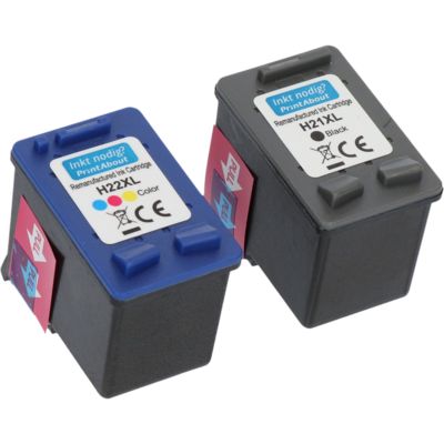 Cartouche compatible HP 21 (SD367AE) - Noir + 3 couleurs - Multipack