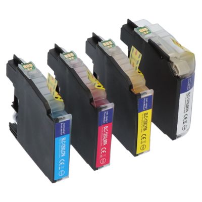 Cartouche compatible Brother LC-127XLVALBP - 4 couleurs - Grande capacité - Multipack