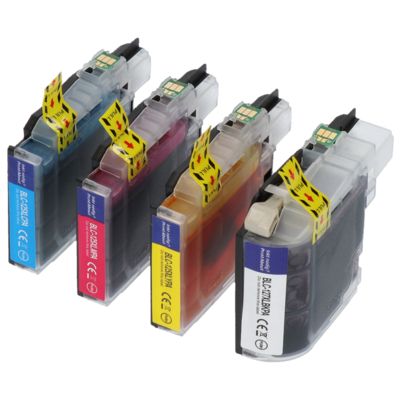Cartouche compatible Brother LC-127XLVALBP - 4 couleurs - Grande capacité - Multipack