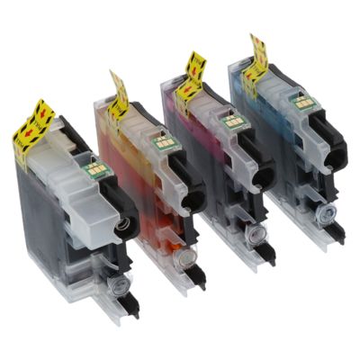 Cartouche compatible Brother LC-127XLVALBP - 4 couleurs - Grande capacité - Multipack