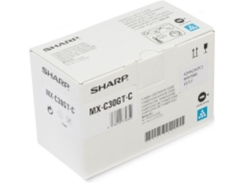 Sharp MXC30GTC - Cyan - originale - cartouche de toner - pour Sharp MX-C250F, MX-C300W, MX-C301W