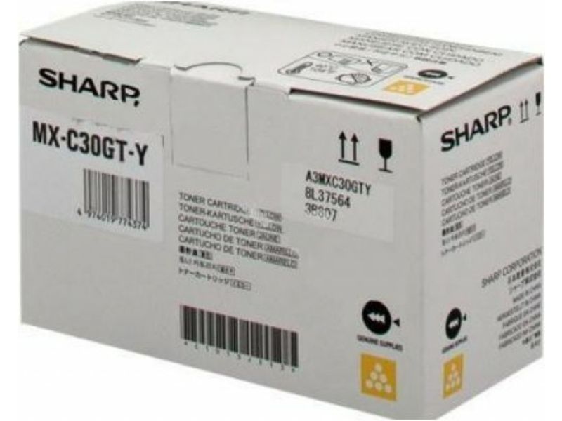 Sharp MXC30GTY - Jaune - originale - cartouche de toner - pour Sharp MX-C250F, MX-C300W, MX-C301W