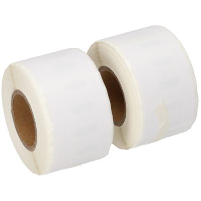 Étiquette compatible Dymo 99010 - (28 mm x 89 mm) 2 rouleaux - Noir sur blanc
