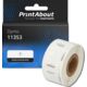 Étiquette compatible Dymo 11353 - (13 mm x 25 mm) - Noir sur blanc
