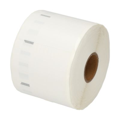 Étiquette compatible Dymo 11354 - (57 mm x 32 mm) - Noir sur blanc