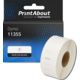 Étiquette compatible Dymo 11355 - (19 mm x 51 mm) - Noir sur blanc