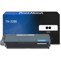 Toner compatible Brother TN-3280 - 2x Noir - Grande capacité - Multipack