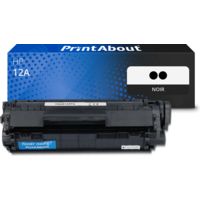 Toner compatible HP 12A (Q2612AD) - pack de 2 - Noir - Multipack