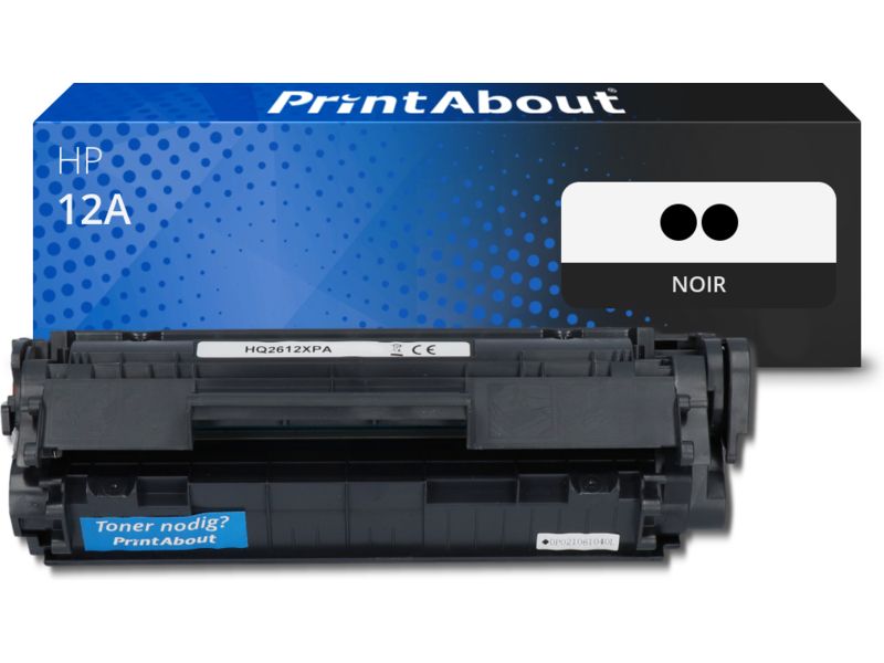 Toner compatible HP 12A (Q2612AD) - pack de 2 - Noir - Multipack