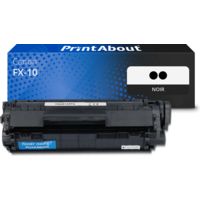 Toner compatible Canon FX-10 - 2x Noir - Multipack