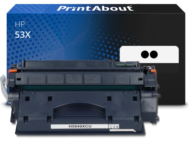 Toner compatible HP 53X (Q7553XD) - pack de 2 - Noir - Grande capacité - Multipack