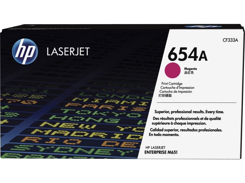 HP 654A (CF333A) Toner Magenta