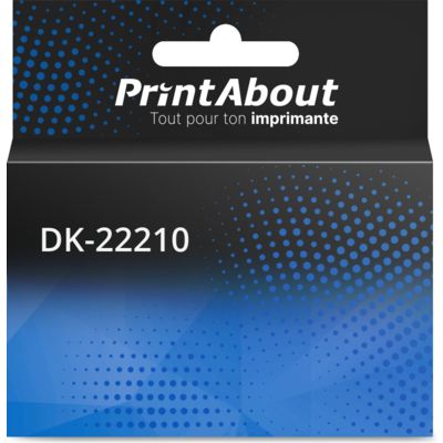 Produit compatible Brother DK-22210 - (29 mm) Paquet de 5 - Multipack
