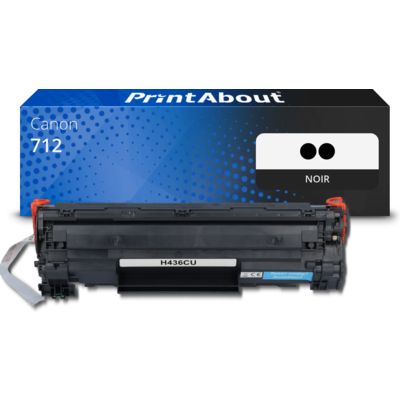 Toner compatible Canon 712 - 2x Noir - Multipack
