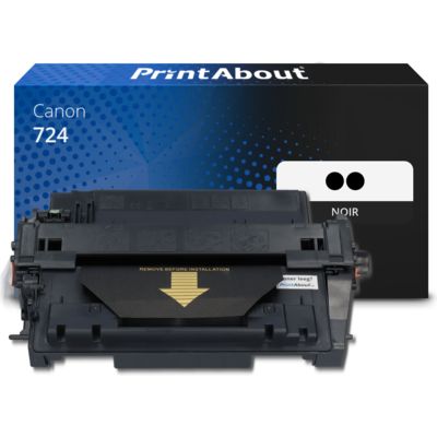 Toner compatible Canon 724 - 2x Noir - Multipack