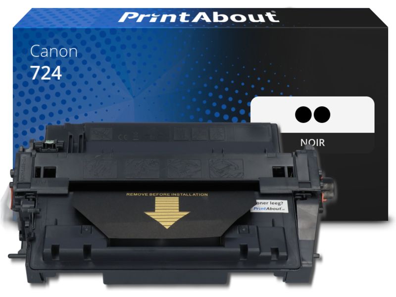 Toner compatible Canon 724 - 2x Noir - Multipack