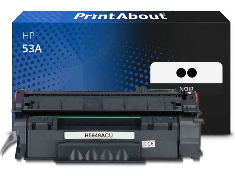 Toner compatible HP 53A (Q7553AD) - 2x Noir - Multipack