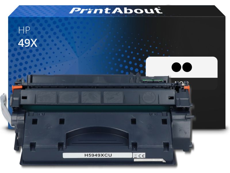 Toner compatible HP 49X (Q5949XD) - pack de 2 - Noir - Grande capacité - Multipack