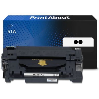 Toner compatible HP 51A (Q7551AD) - 2x Noir - Multipack