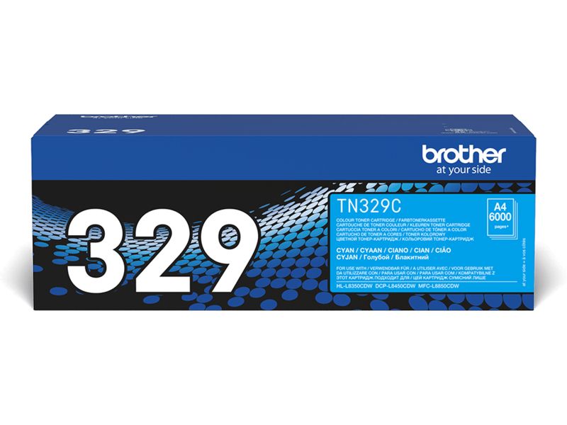 Brother TN-329C Toner Cyaan Extra hoge capaciteit