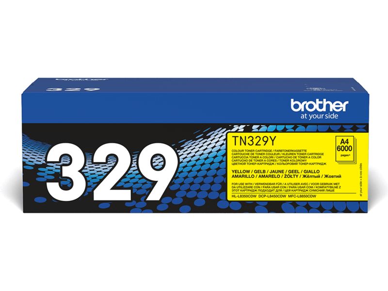 Brother TN-329Y Toner Geel Extra hoge capaciteit