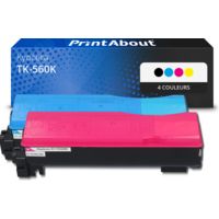 Toner compatible Kyocera TK-560K - 4 couleurs - Multipack
