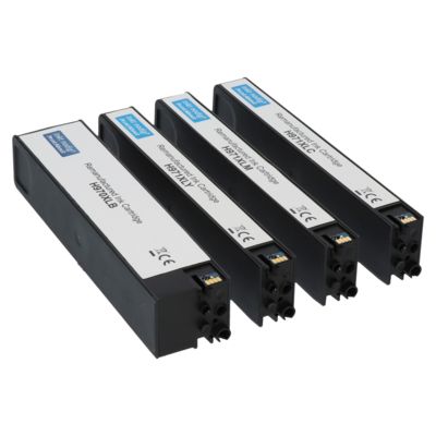 Cartouche compatible HP 970XL (CN625AE) - 4 couleurs - Grande capacité - Multipack