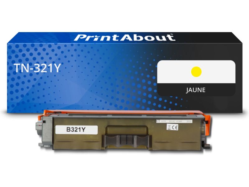 Toner compatible Brother TN-321Y - Jaune