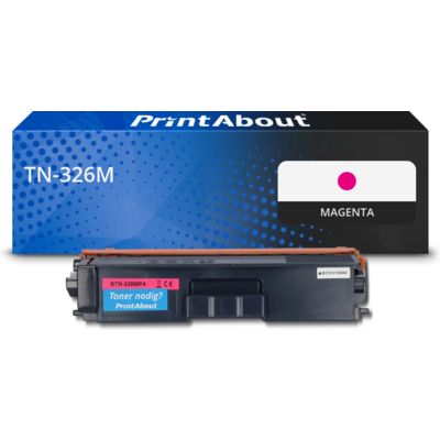 Toner compatible Brother TN-326M - Magenta - Grande capacité