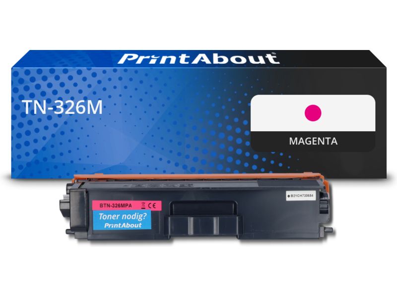 Toner compatible Brother TN-326M - Magenta - Grande capacité